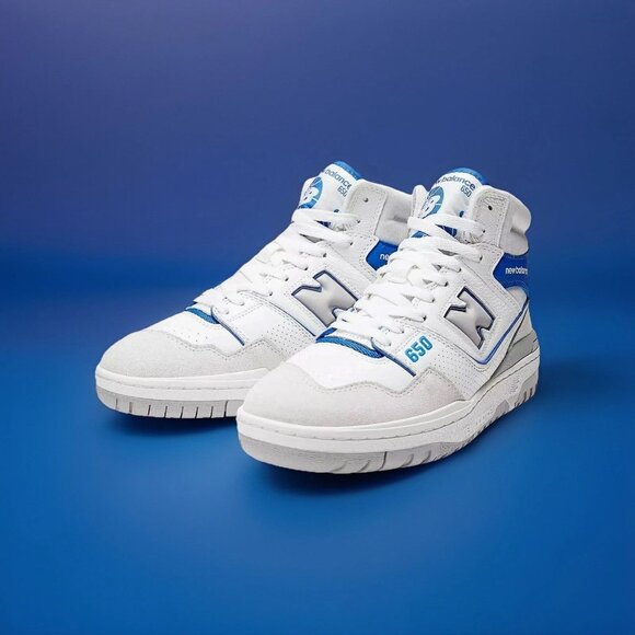 New Balance 650R Angora Marine Blue Sneaker - Men's Size 12 - BB650RWI - Picture 1 of 7